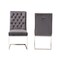 Baxton Studio Sherine Contemporary Glam and Luxe Grey Velvet Fabric and Silver Metal 2Piece Dining Chair Set 221-2PC-12907-ZORO - alternate 10
